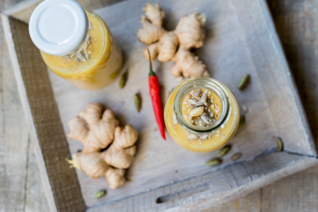 Rezept mit Gelber Bete: Suppe mit Ingwer, Zitronengras und Curcuma