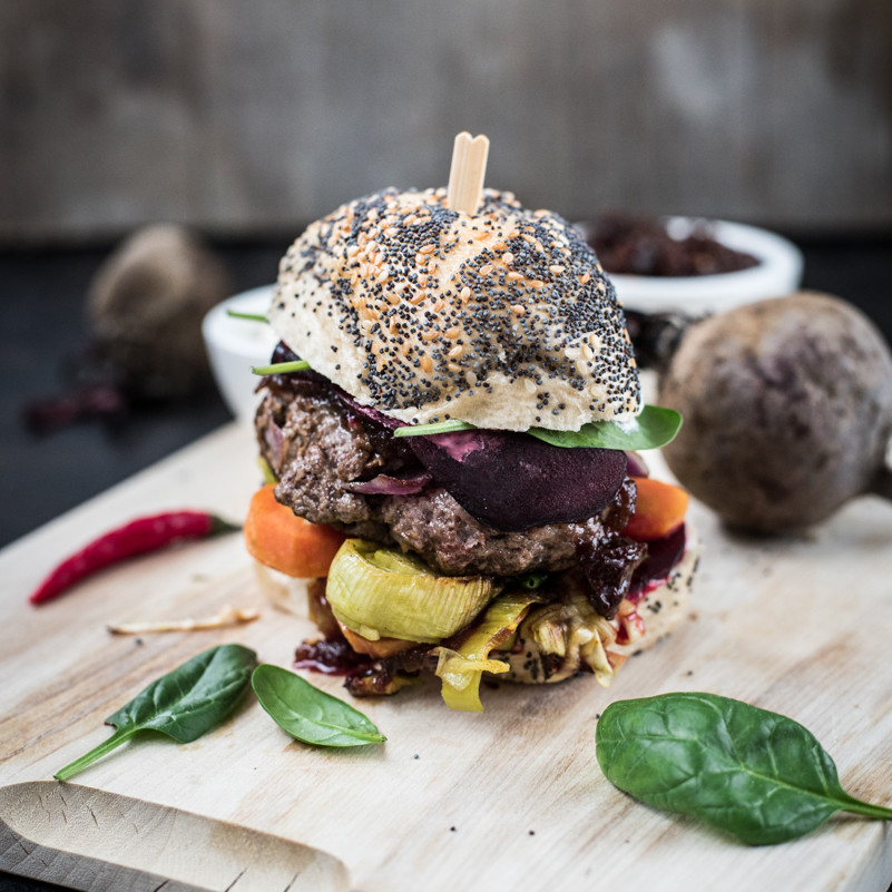 Burger selbermachen: Rezept fuer Winterburger