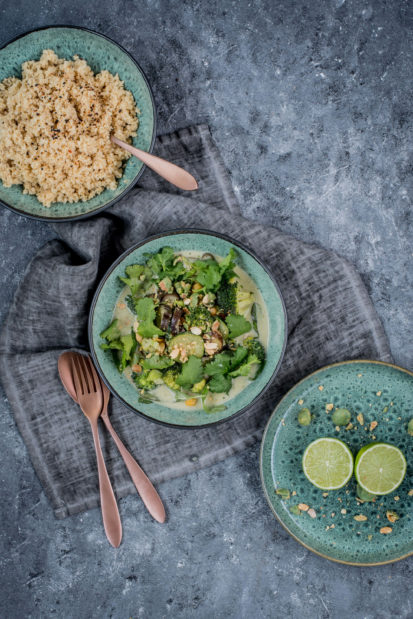 Green Thai Curry kochen Rezept