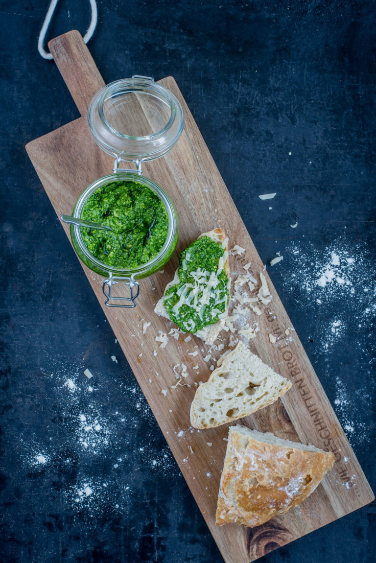 Bärlauchpesto einfach selbstgemacht schmecktwohl