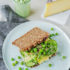 Erbsenaufstrich Sandwich
