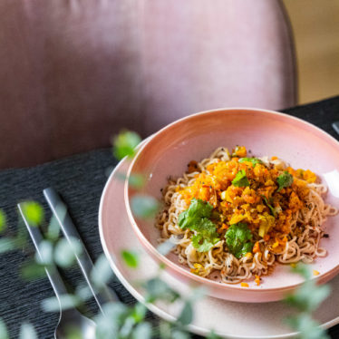 Thai-Curry-Bolognese vegetarisch