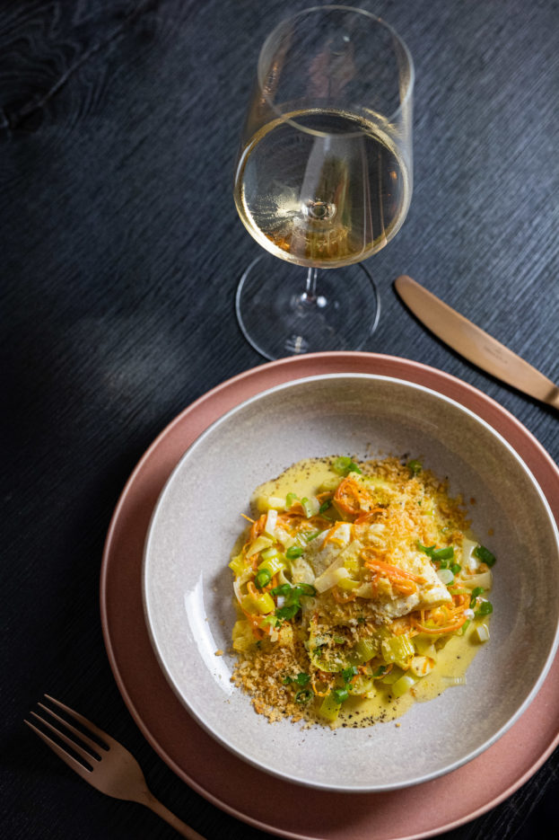 Schellfisch Senfsauce Dinner for One