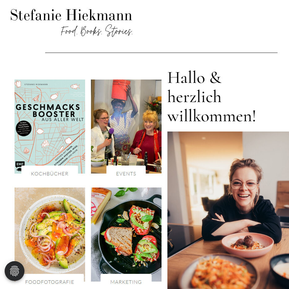 <div class="before_title">Neue Homepage</div>stefaniehiekmann.de–3 Webseite